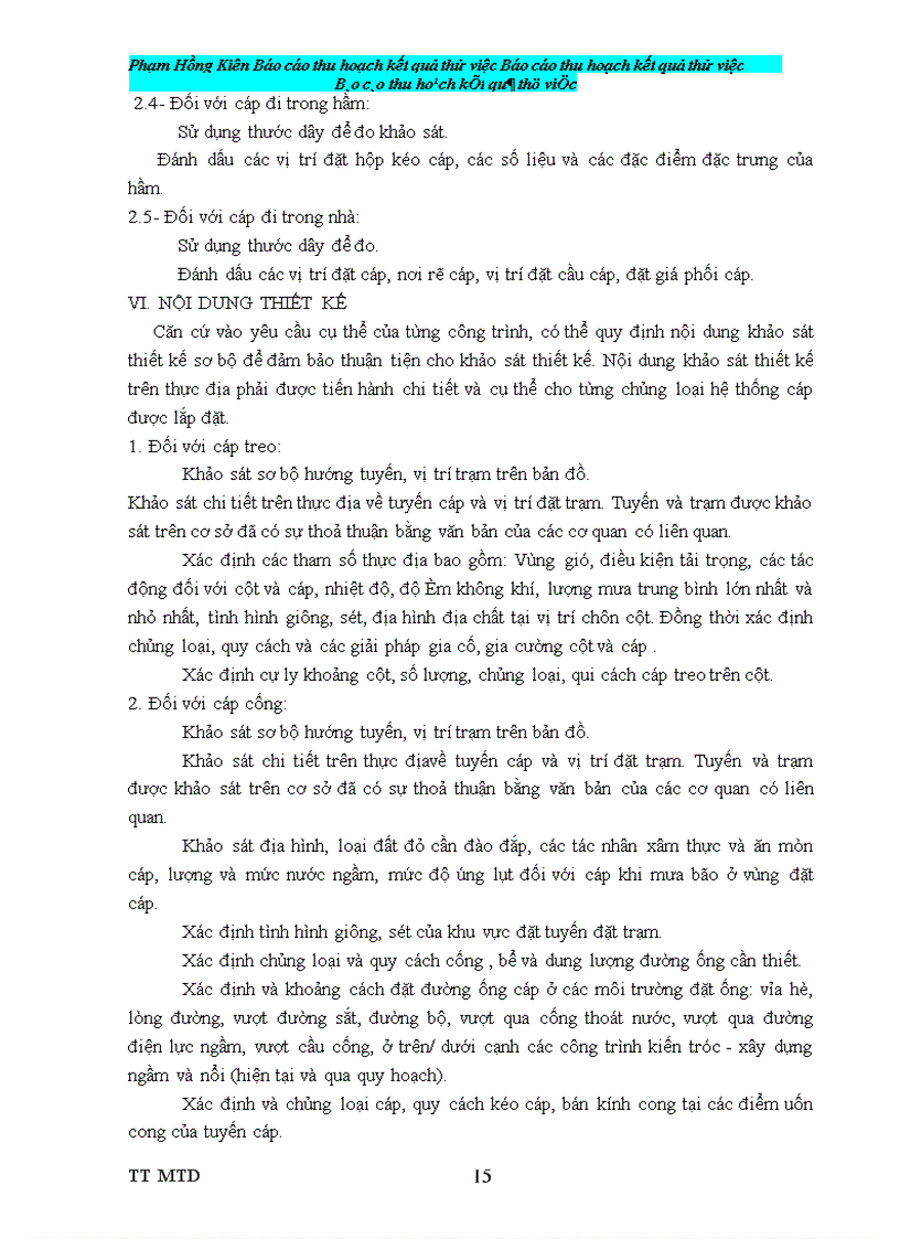 image for page Báo cáo thu hoạch kết quả thử việc tại Công ty Điện tử Viễn thông Quân đội