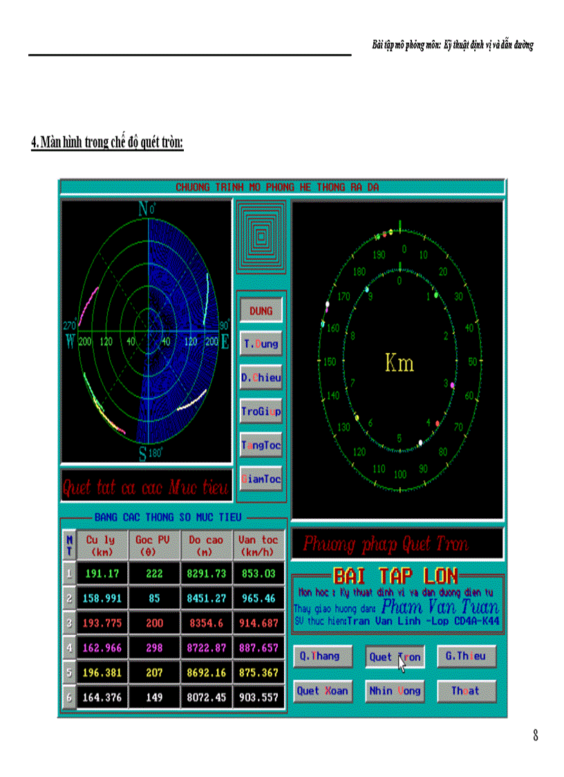 image for page Bài tập mô phỏng môn: Kỹ thuật định vị và dẫn đường