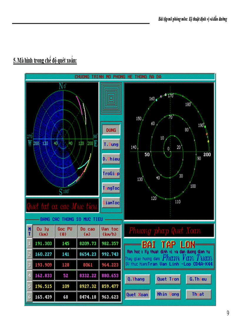 image for page Bài tập mô phỏng môn: Kỹ thuật định vị và dẫn đường