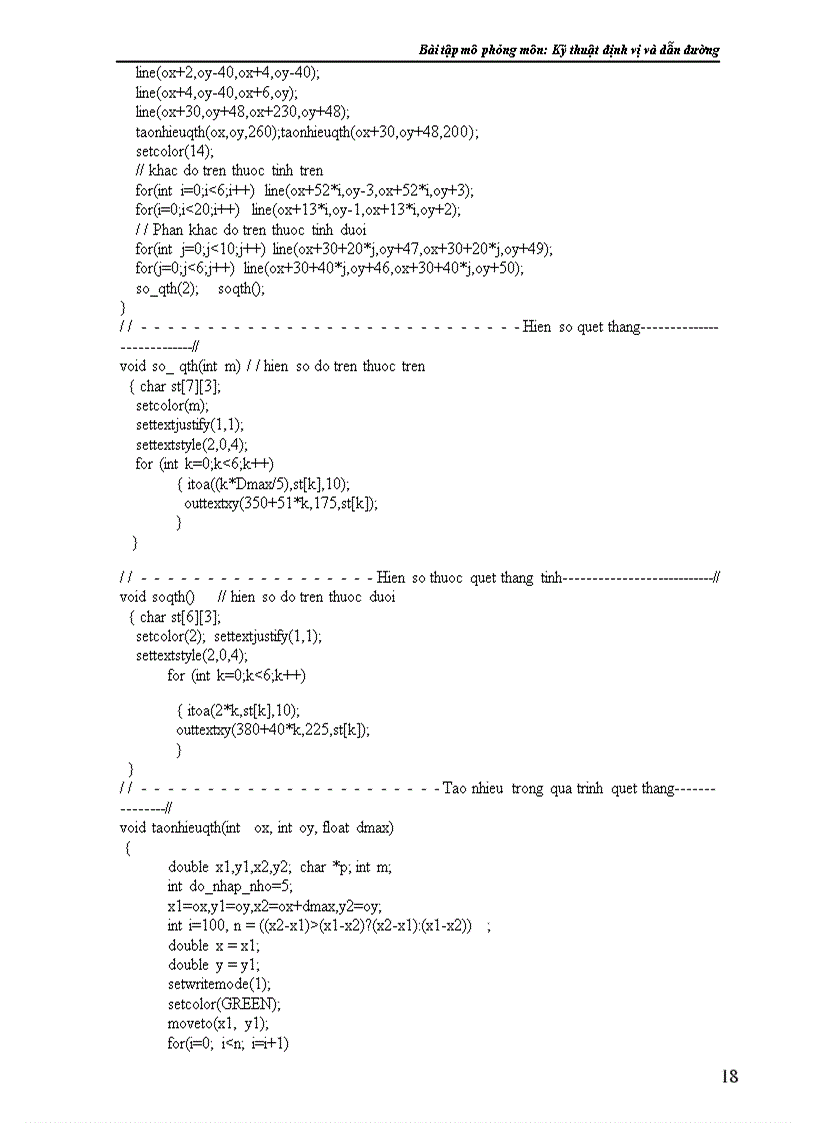 image for page Bài tập mô phỏng môn: Kỹ thuật định vị và dẫn đường
