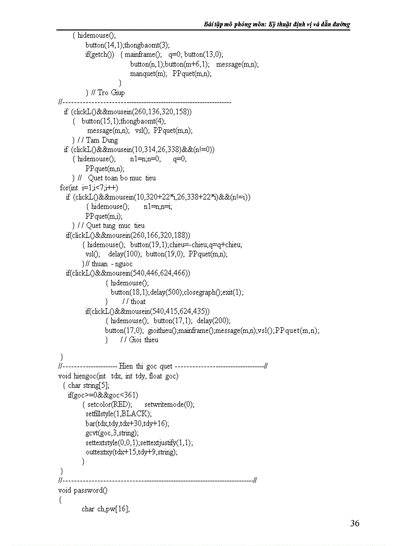image for page Bài tập mô phỏng môn: Kỹ thuật định vị và dẫn đường