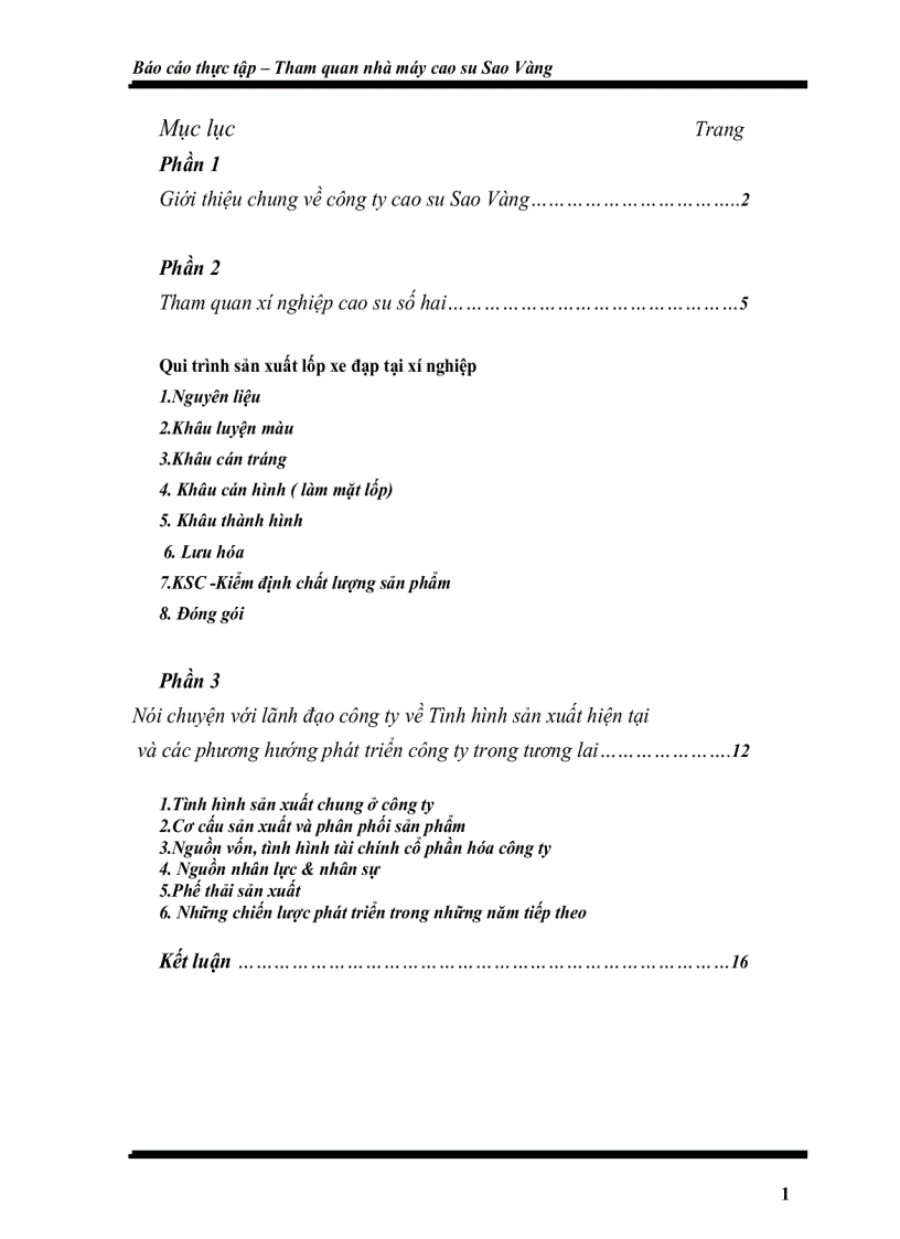 image for page Tham quan nhà máy cao su Sao Vàng