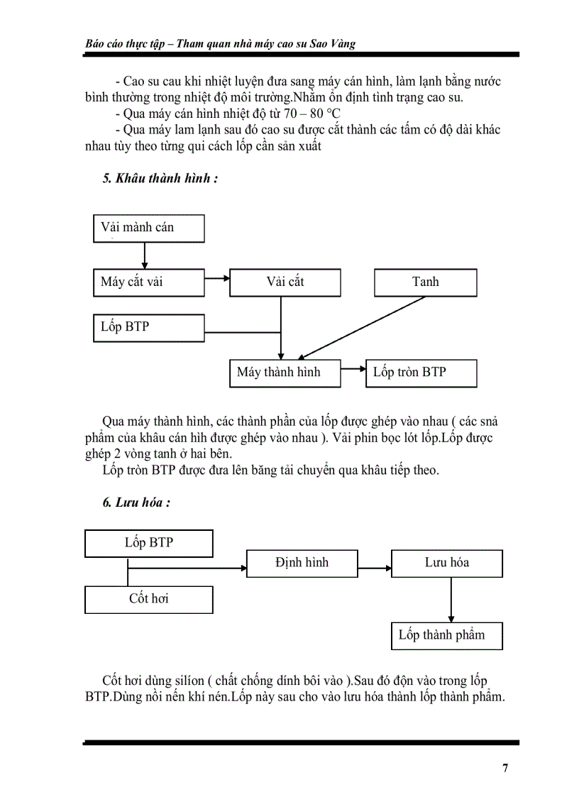 image for page Tham quan nhà máy cao su Sao Vàng