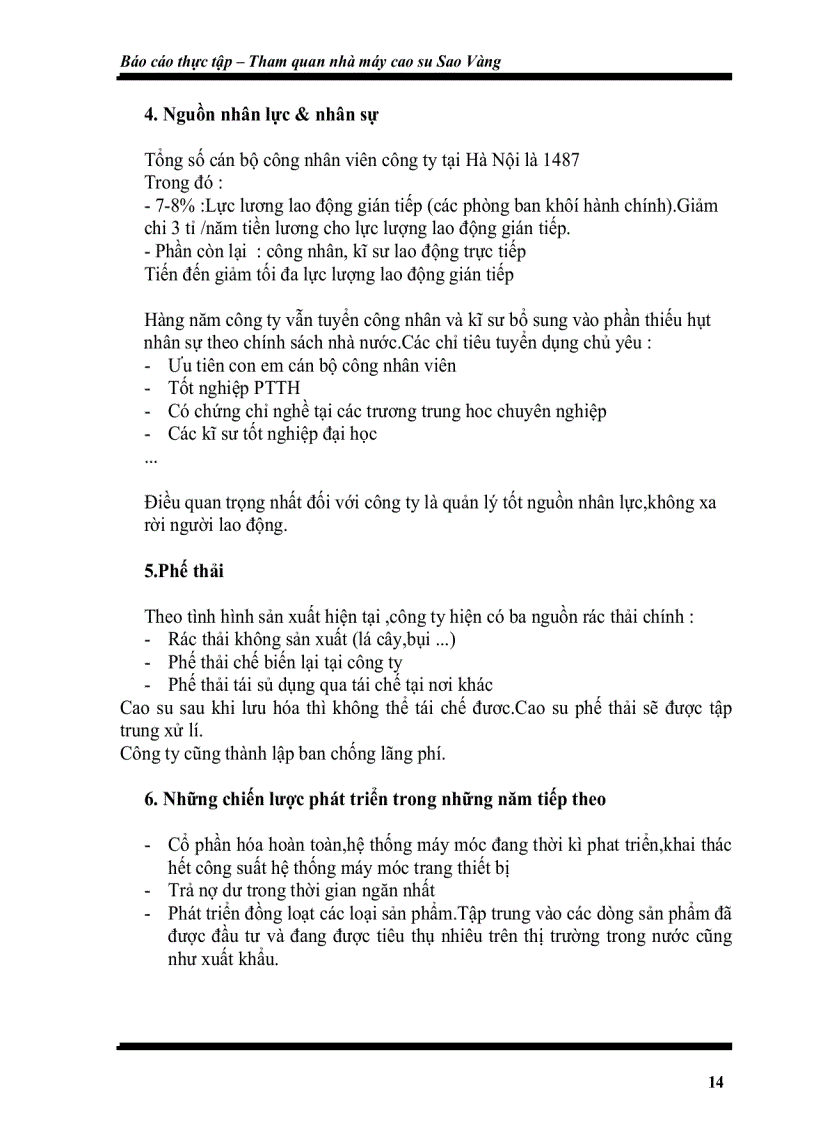 image for page Tham quan nhà máy cao su Sao Vàng