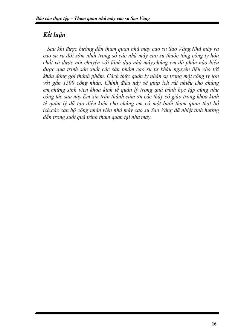 image for page Tham quan nhà máy cao su Sao Vàng