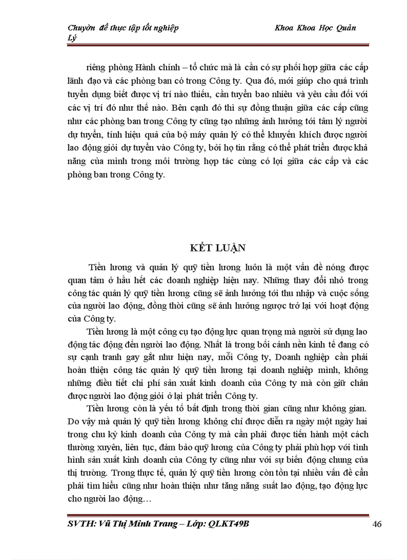 image for page Hoàn thiện công tác quản lý quỹ tiền lương tại Công ty TNHH MTV XNK & TM Haneco