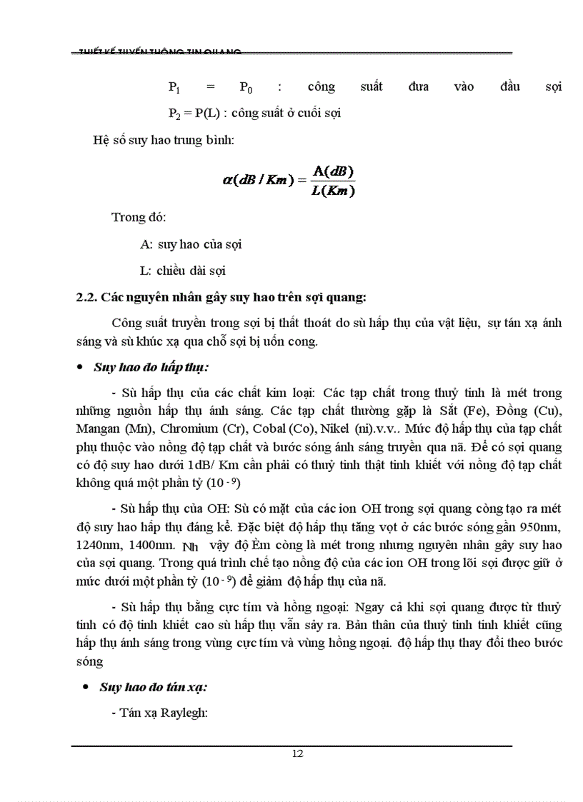 image for page Thiết kế tuyến thông tin quang