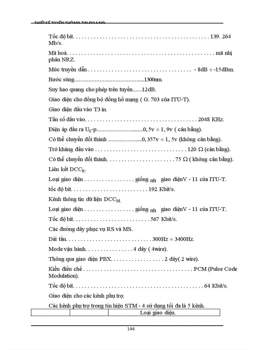 image for page Thiết kế tuyến thông tin quang