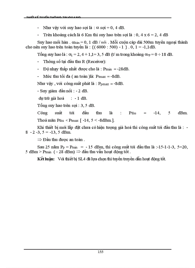 image for page Thiết kế tuyến thông tin quang