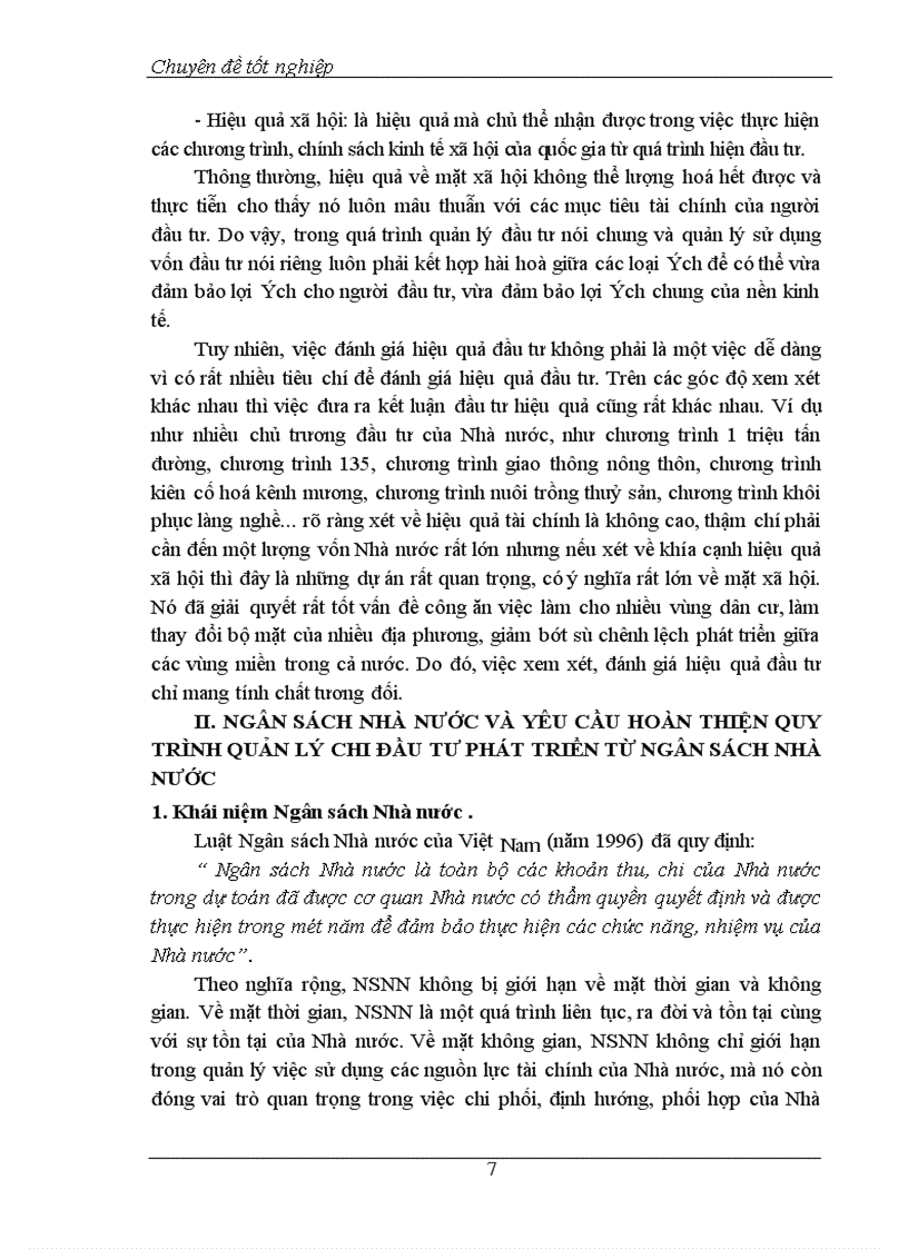 image for page Một số giải pháp nhằm nâng cao hiệu quả quản lý sử dụng vốn ngân sách Nhà nước cho hoạt động đầu tư phát triển ở nước ta giai đoạn 2001-2010