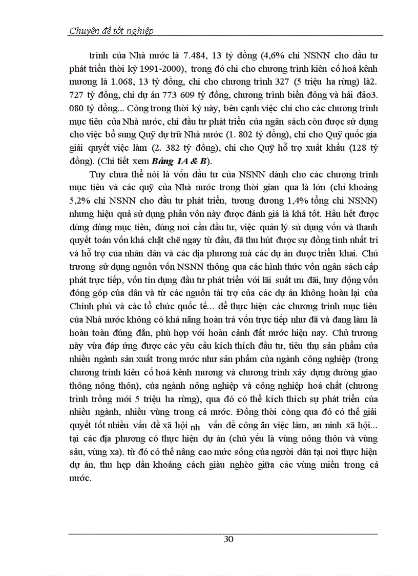image for page Một số giải pháp nhằm nâng cao hiệu quả quản lý sử dụng vốn ngân sách Nhà nước cho hoạt động đầu tư phát triển ở nước ta giai đoạn 2001-2010
