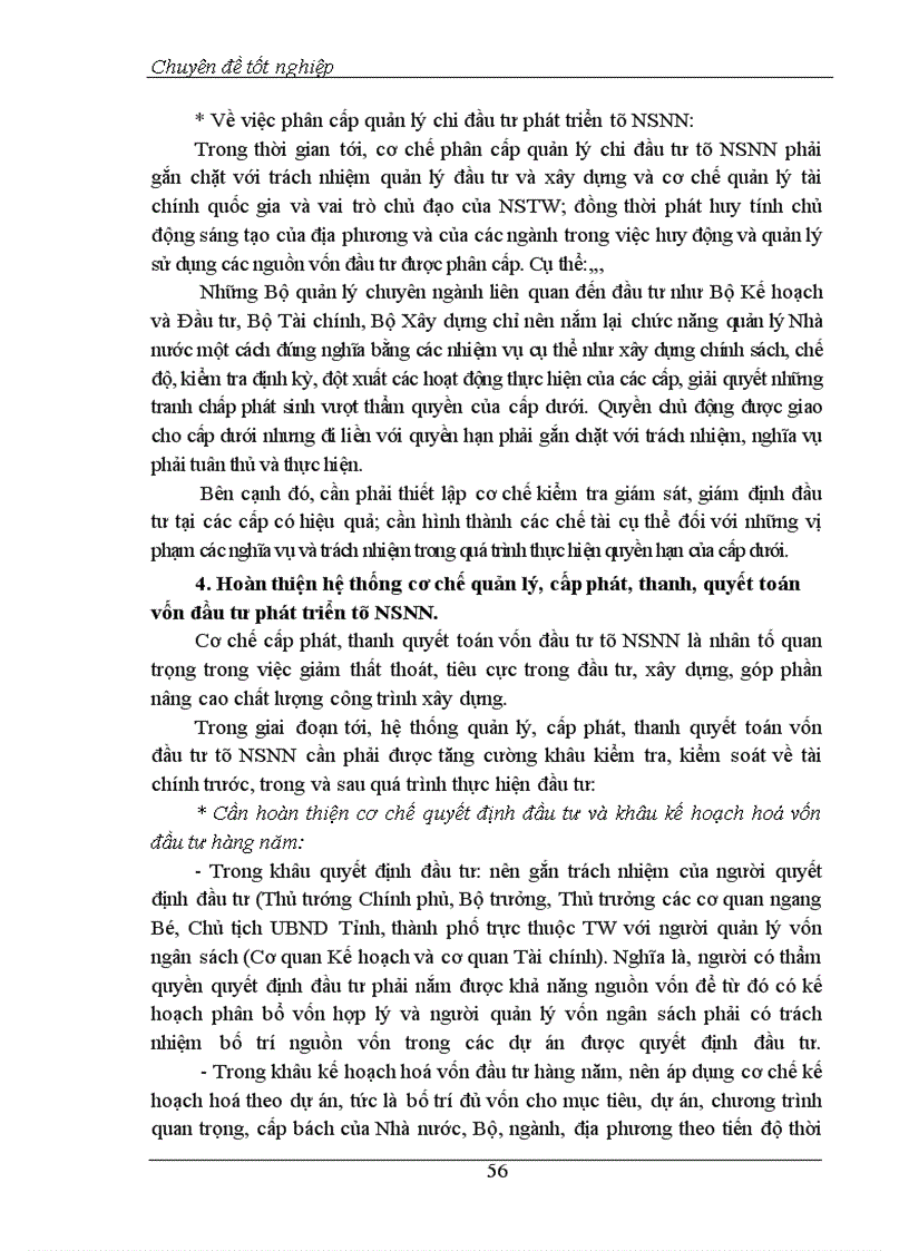image for page Một số giải pháp nhằm nâng cao hiệu quả quản lý sử dụng vốn ngân sách Nhà nước cho hoạt động đầu tư phát triển ở nước ta giai đoạn 2001-2010