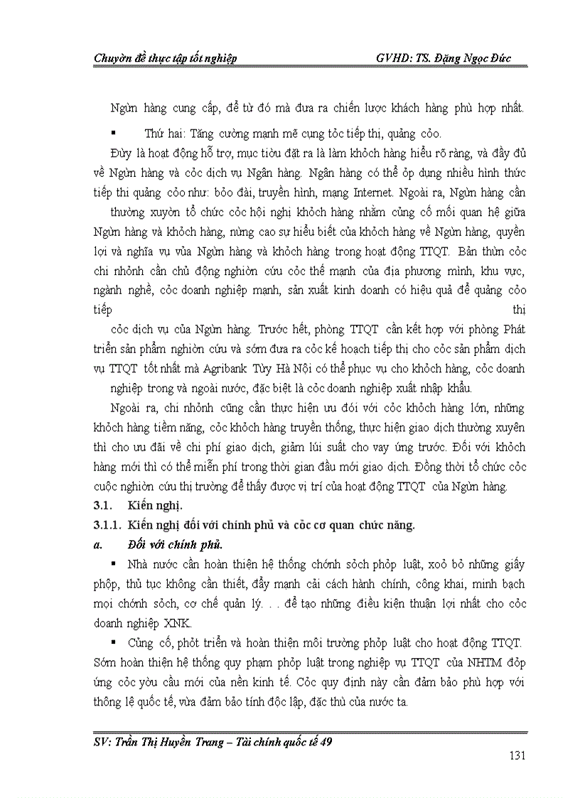 image for page Giải pháp nâng cao hiệu quả hoạt động thanh thanh toán quốc tế tại Chi nhánh ngân hàng nông nghiệp và phát triển nông thôn Tây Hà Nội