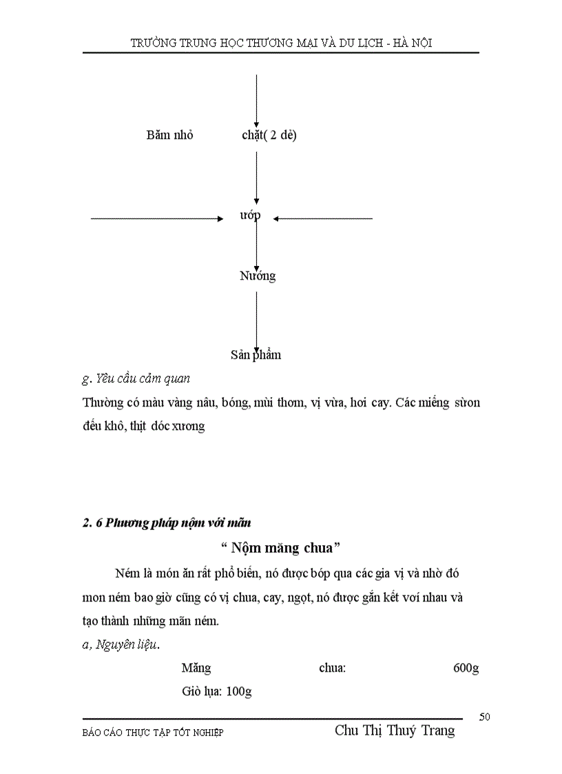 image for page Báo cáo thực tập tại Nhà hàng Bia Vườn 171