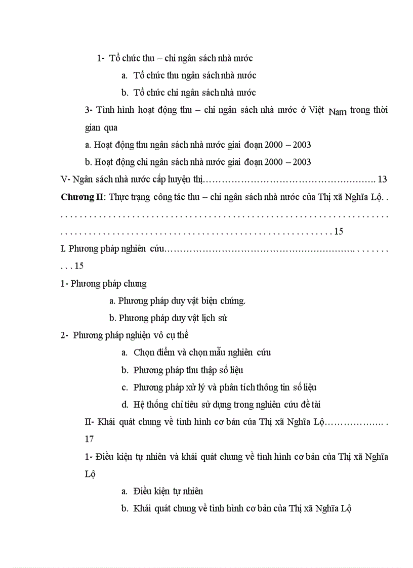 image for page Hoàn thiện công tác Thu - Chi ngân sách Nhà nước tại Thị xã Nghĩa Lộ – Tỉnh Yên Bái