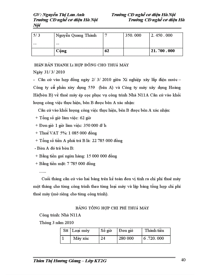 image for page Kế toán chi phí sản xuất và tính giá thành sản xuất sản phẩm tại Công ty cổ phần xây dựng 559