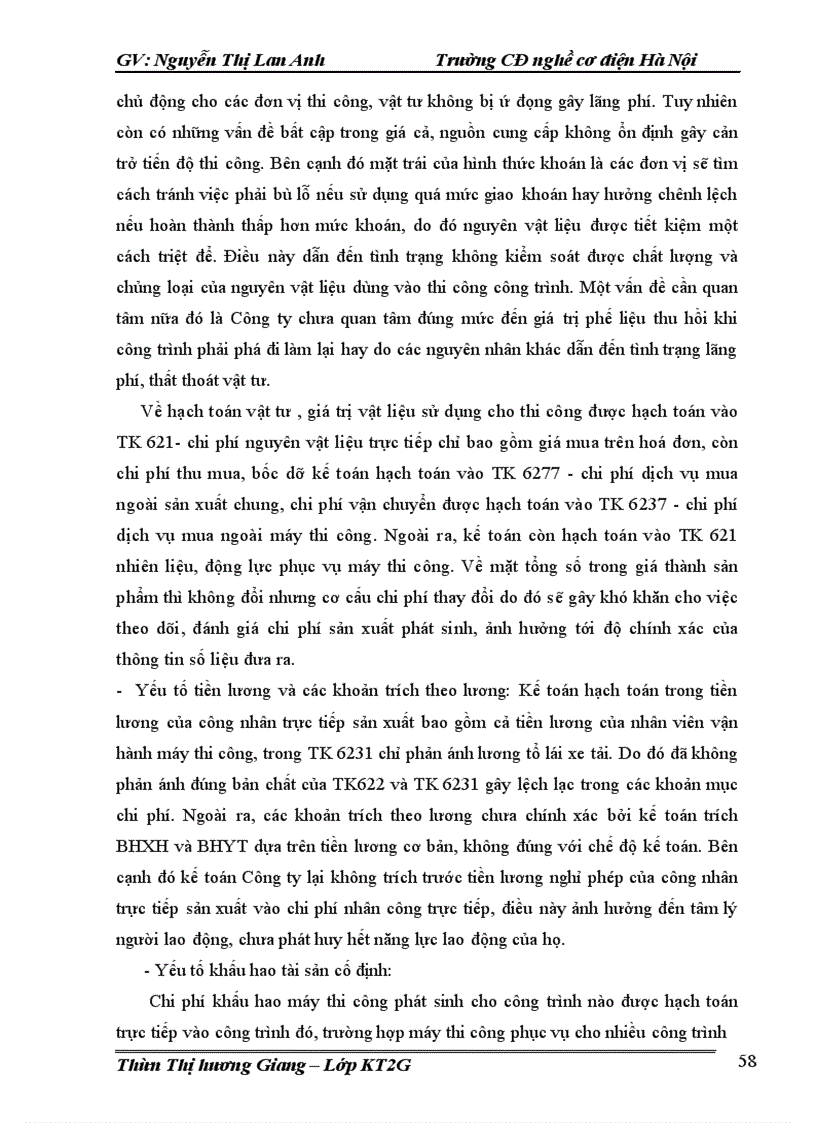 image for page Kế toán chi phí sản xuất và tính giá thành sản xuất sản phẩm tại Công ty cổ phần xây dựng 559