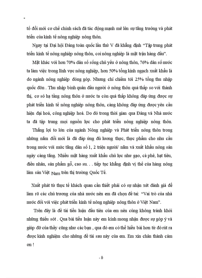 image for page Thực trạng và những giải pháp trong việc phát triển kinh tế nông nghiệp- nông thôn