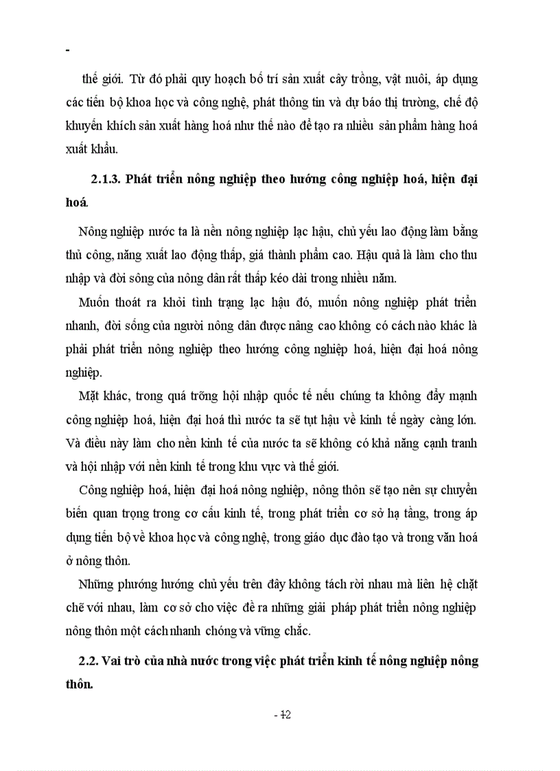 image for page Thực trạng và những giải pháp trong việc phát triển kinh tế nông nghiệp- nông thôn