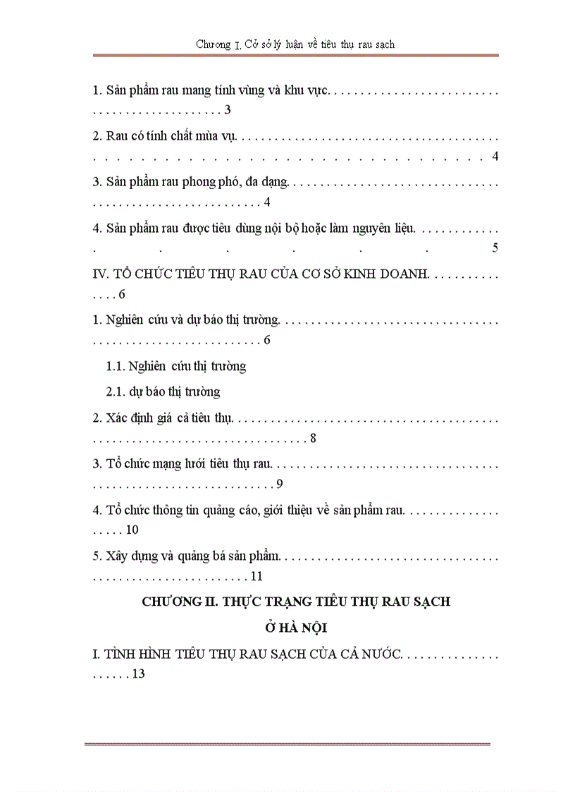 image for page Tình hình tiêu thụ rau sạch trên địa bàn hà nội.