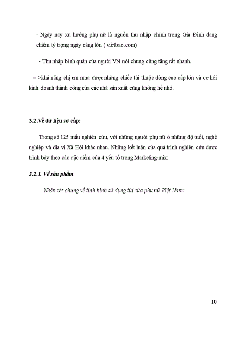 image for page Phát triển dòng sản phẩm túi xách Việt cao cấp dành cho nữ giới