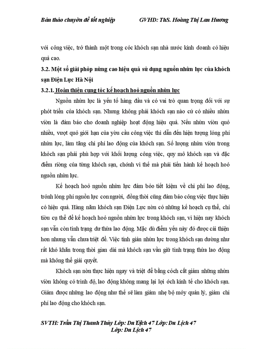 image for page Giải pháp nâng cao hiệu quả sử dụng nguồn nhân lực của khách sạn điện lực hà nội