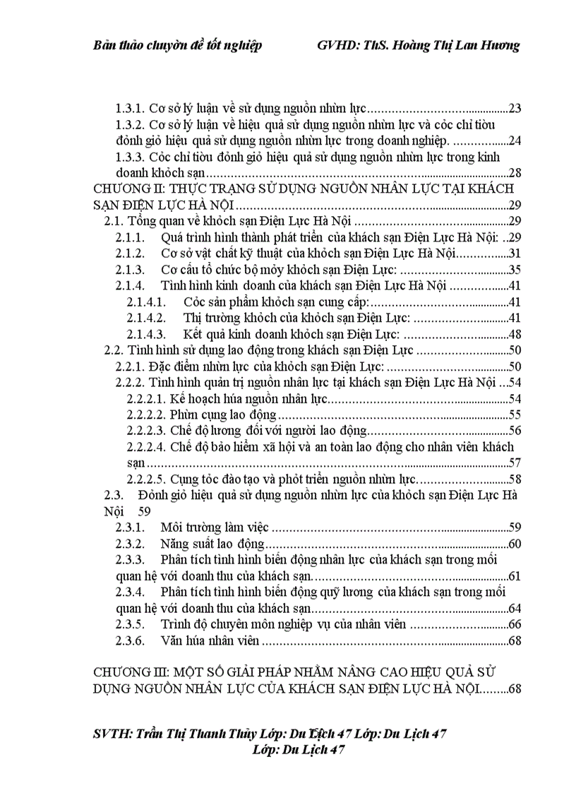 image for page Giải pháp nâng cao hiệu quả sử dụng nguồn nhân lực của khách sạn điện lực hà nội