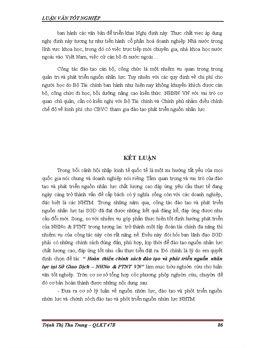 image for page Hoàn thiện chính sách đào tạo và phát triển nguồn nhân lực tại Sở Giao Dịch – Ngân Hàng Nông Nghiệp và Phát Triển Nông Thôn Việt Nam