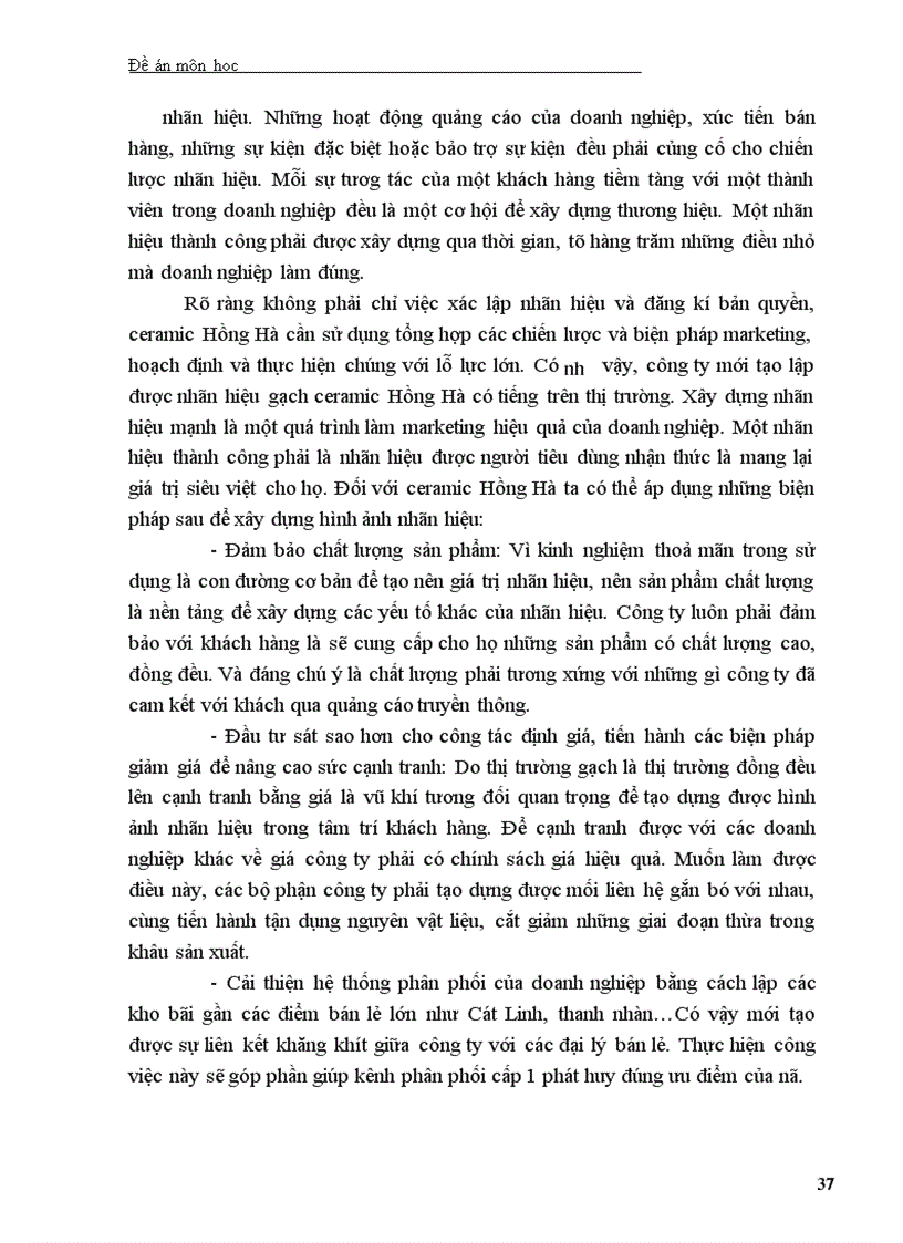 image for page Một số giải pháp nhằm hoàn thiện chiến lược xây dựng nhãn hiệu ceramic Hồng Hà