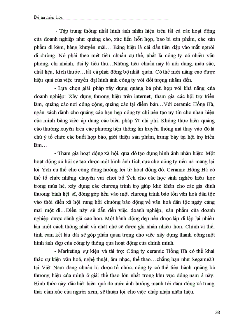 image for page Một số giải pháp nhằm hoàn thiện chiến lược xây dựng nhãn hiệu ceramic Hồng Hà