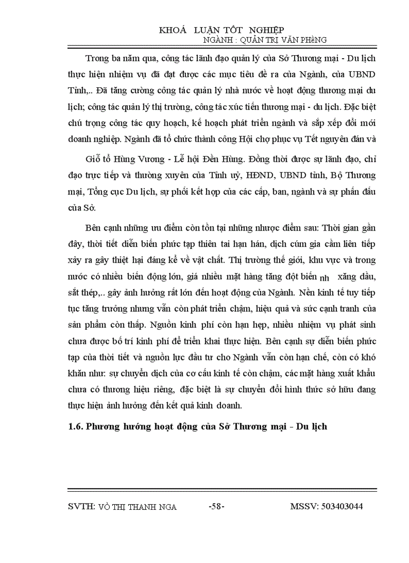 image for page Tiếp tục hoàn thiện công tác Văn phòng tại Sở Thương mại-Du lịch tỉnh Phú Thọ
