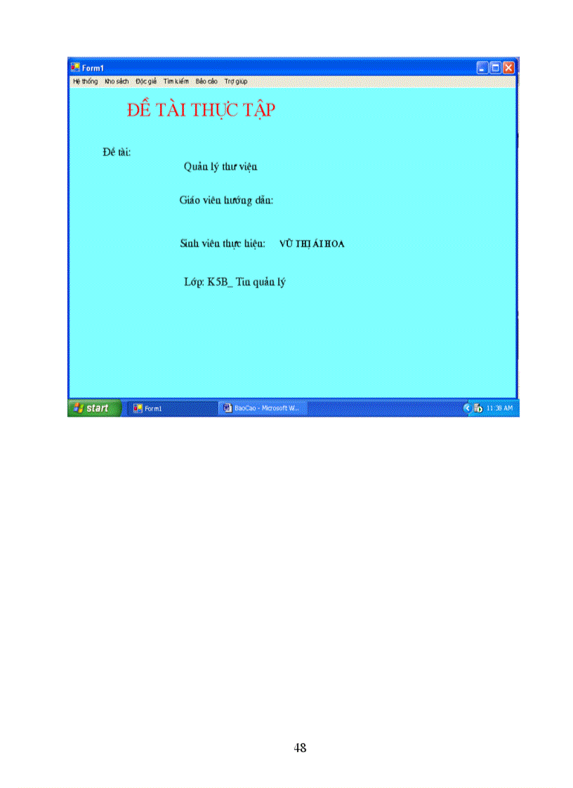 image for page Khảo sát hệ thống quản lý Thư viện