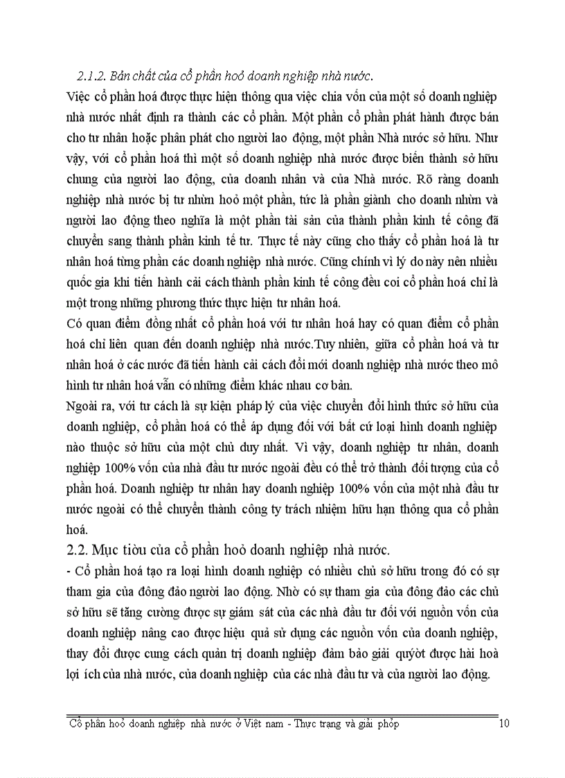 image for page Cổ phần hoá doanh nghiệp nhà nước ở Việt nam - Thực trạng và giải pháp