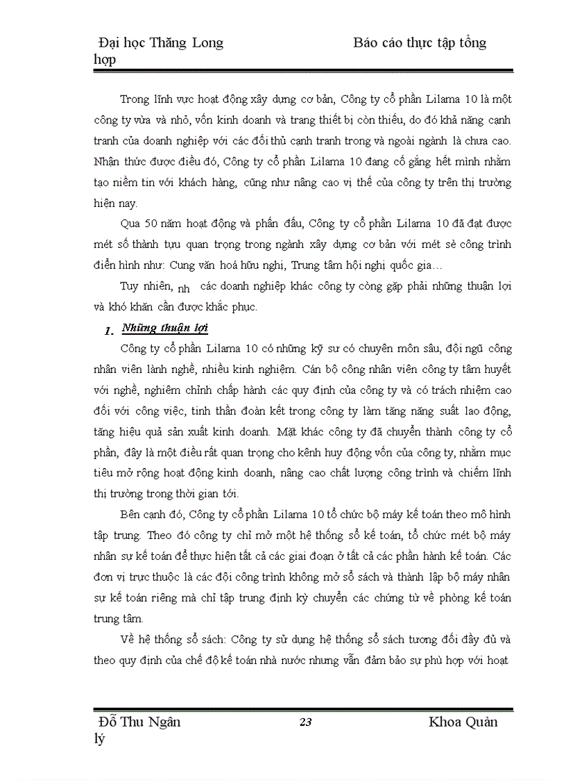 image for page Thực trạng sản xuất kinh doanh của Công ty cổ phần Lilama 10