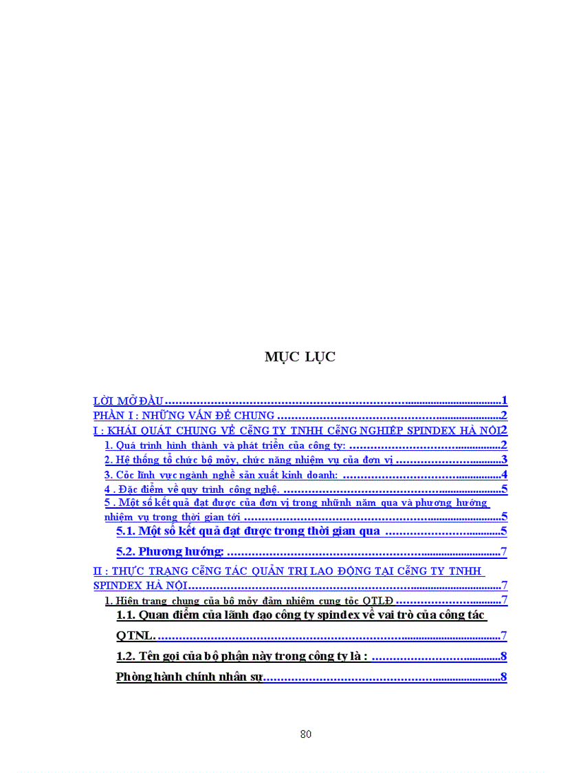 image for page Thực trạng công tác đào tạo và phát triển nhân sự của Công Ty TNHH Công Nghiệp Spindex Hà Nội