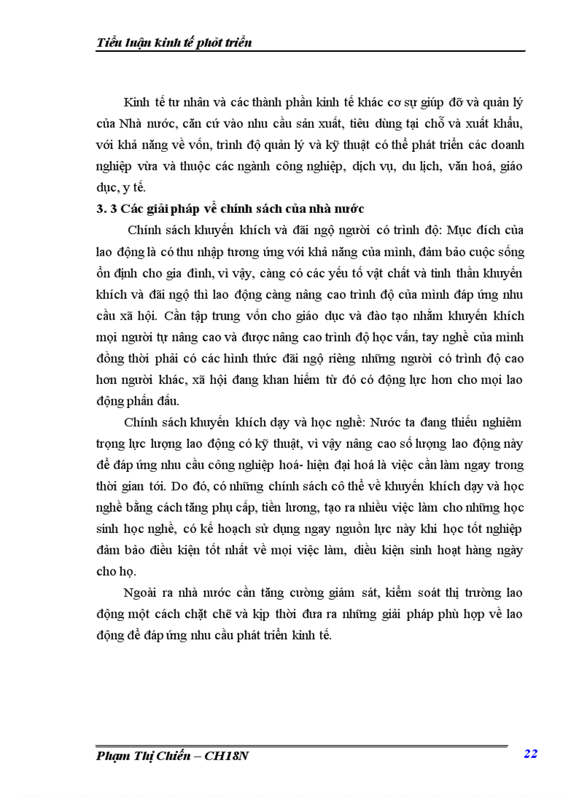 image for page Đặc điểm của thị trường lao động ở các nước đang phát triển. Phân tích hiện tượng dư thừa lao động ở Việt Nam dưới góc độ tăng trưởng kinh tế. Các giải pháp để xử lý vấn đề này