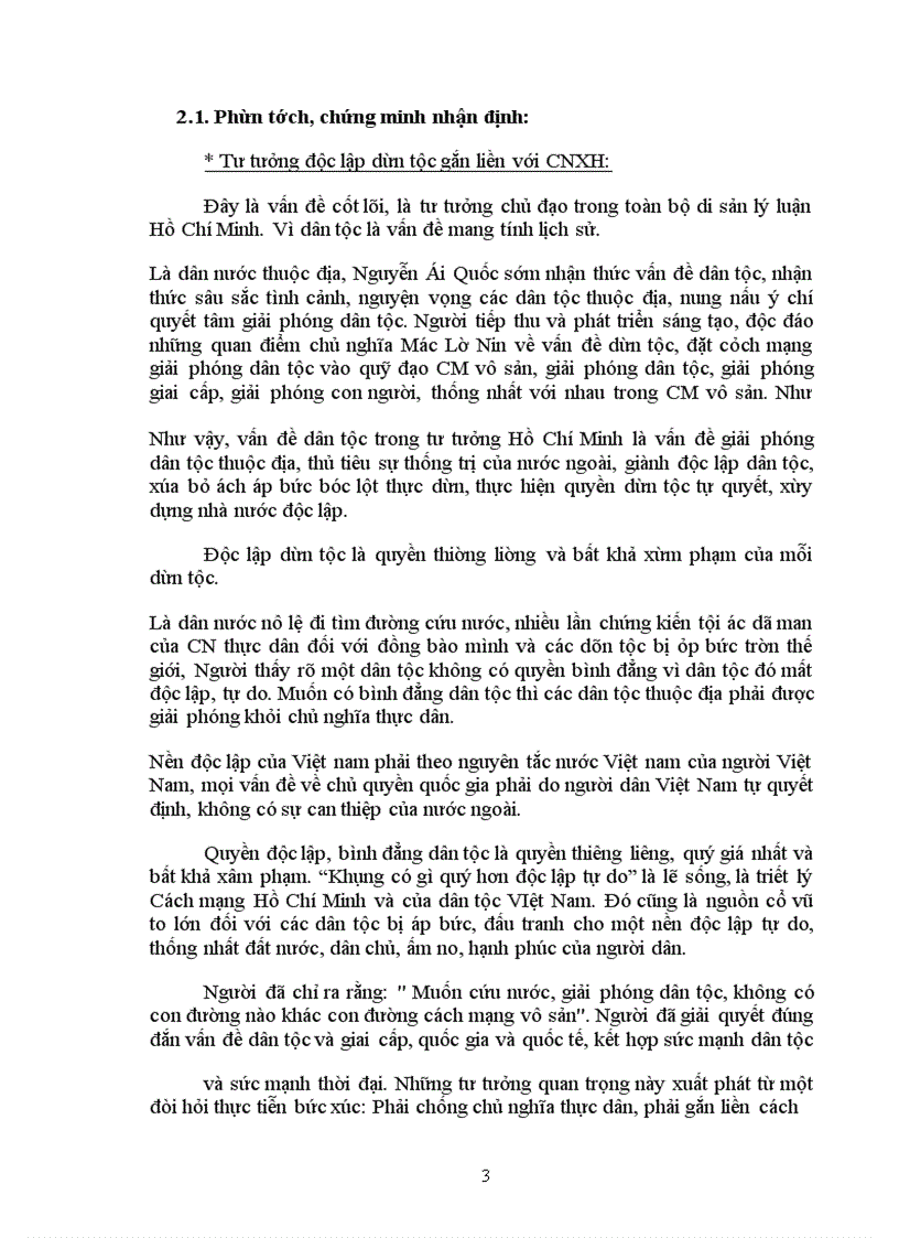 image for page Người là hiện thân sáng chói của tư tưởng độc lập dân tộc gắn liền với CNXH, là mẫu mực của tinh thần độc lập tự chủ, tự lực tự cường, đổi mới và sáng tạo. Phân tích và chứng minh nhận định