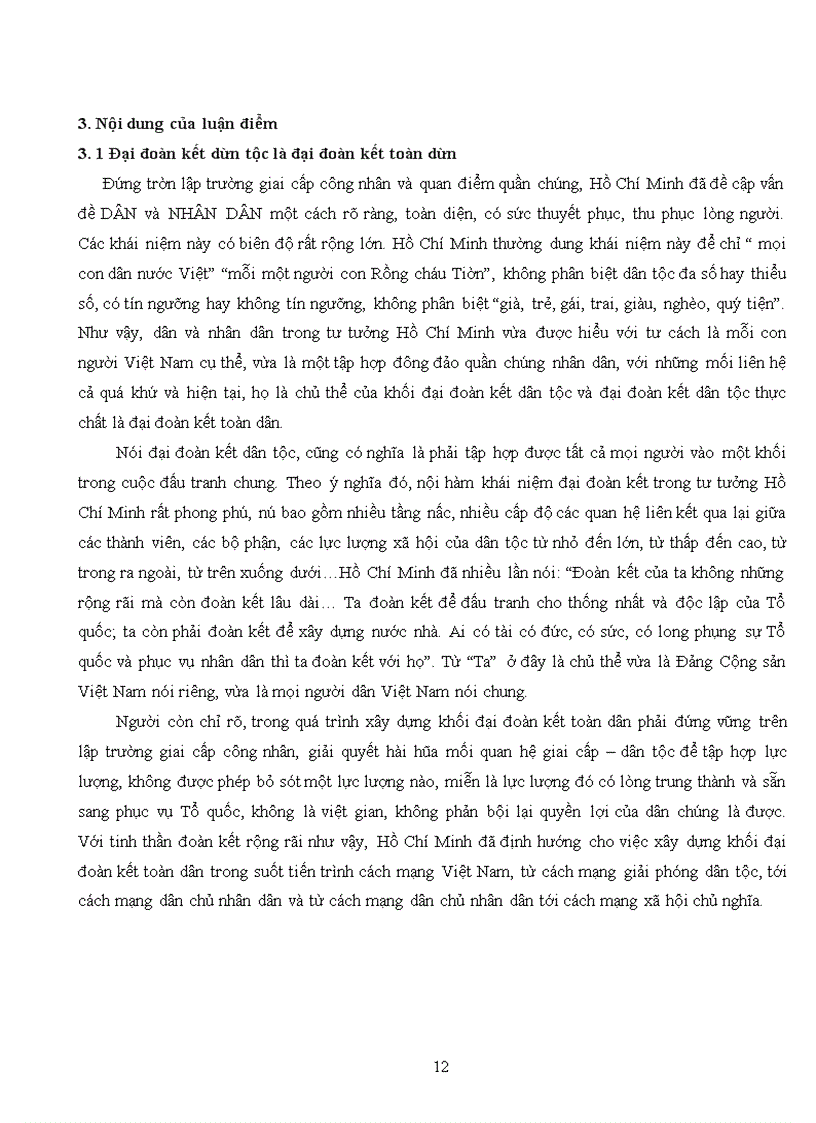image for page Phân tích luận điểm của Hồ Chí Minh “Nước Việt Nam là một, dân Việt Nam là một”