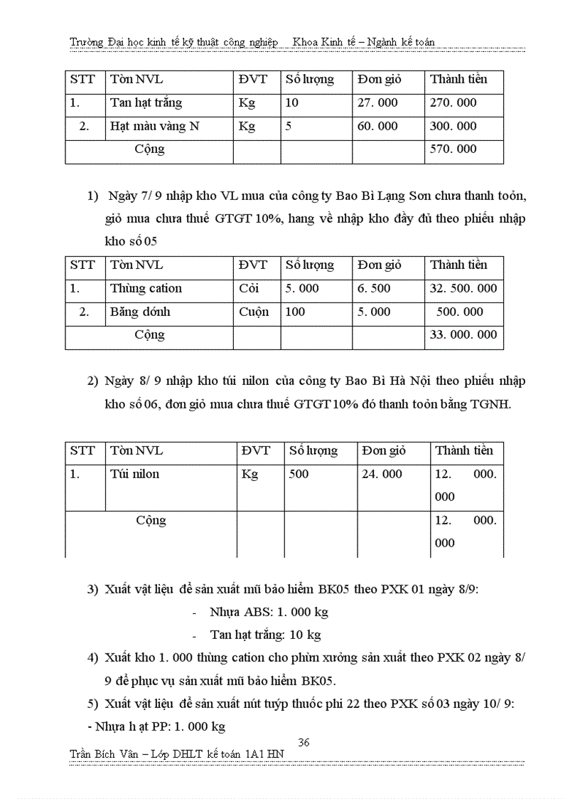 image for page Kế toán nguyên vật liệu và công cụ dụng cụ tại công ty TNHH Tuấn tú