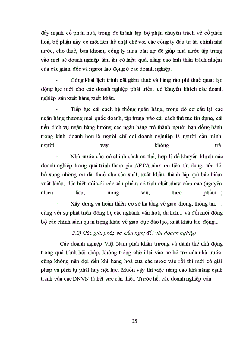 image for page Năng cao khả năng cạnh tranh của các doanh nghiệp Việt Nam trong tiến trình hội nhập AFTA