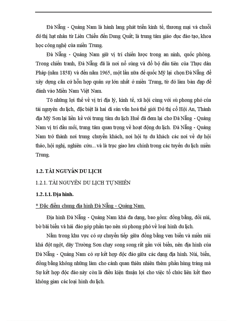 image for page Du lịch Đà Nẵng - Quảng Nam: tiềm năng, thực trạng và giải pháp