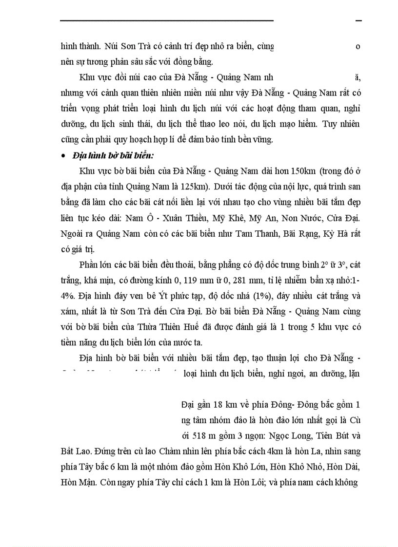 image for page Du lịch Đà Nẵng - Quảng Nam: tiềm năng, thực trạng và giải pháp