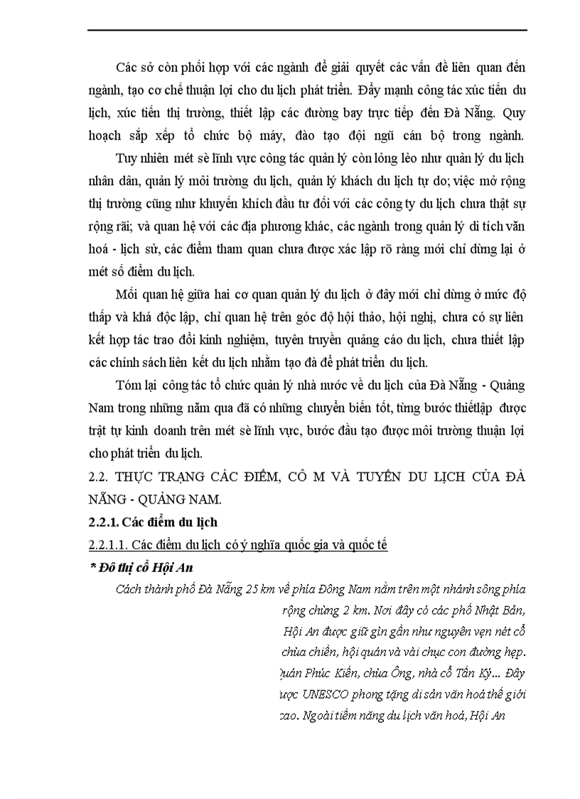 image for page Du lịch Đà Nẵng - Quảng Nam: tiềm năng, thực trạng và giải pháp