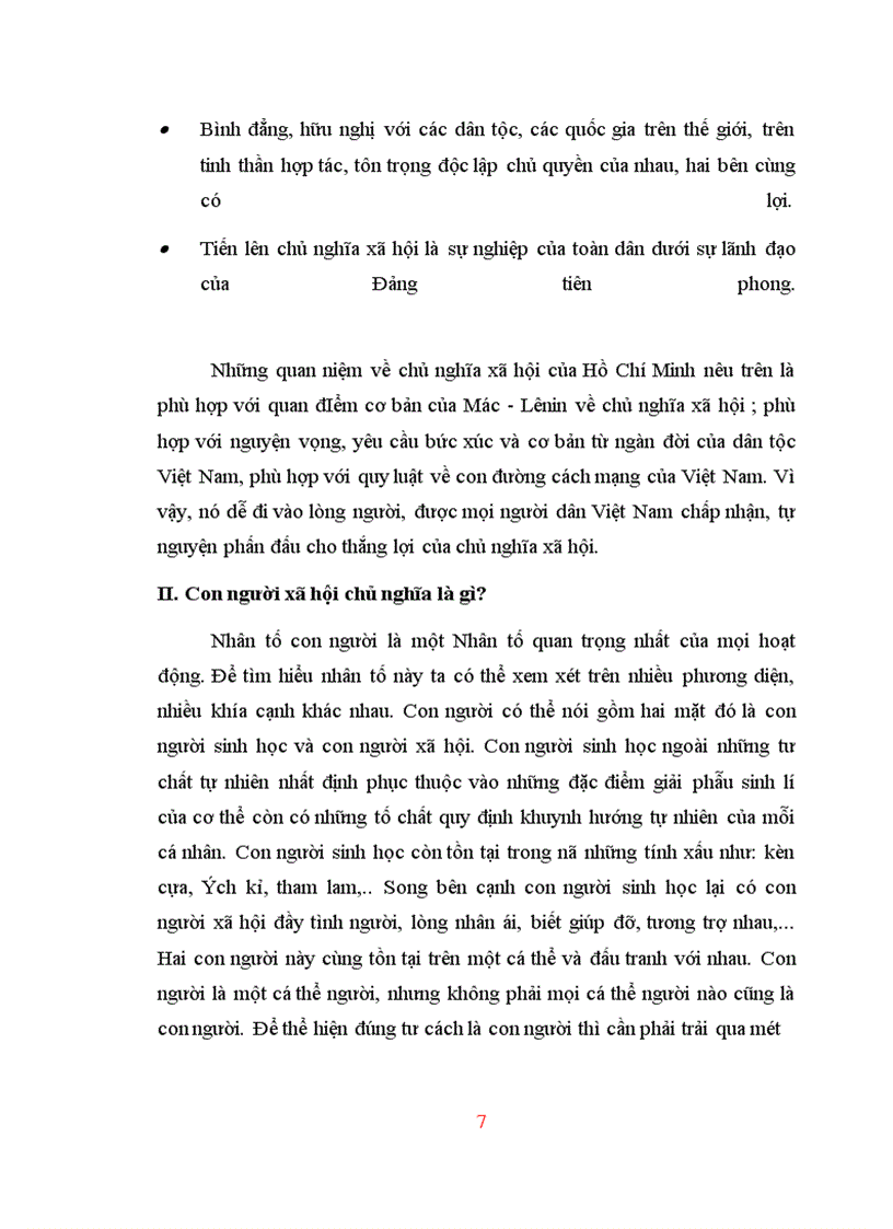 Phân tích quan điểm của Hồ Chí Minh Muốn xây dựng chủ nghĩa xã hội phải có con người xã hội chủ nghĩa chủ nghĩa