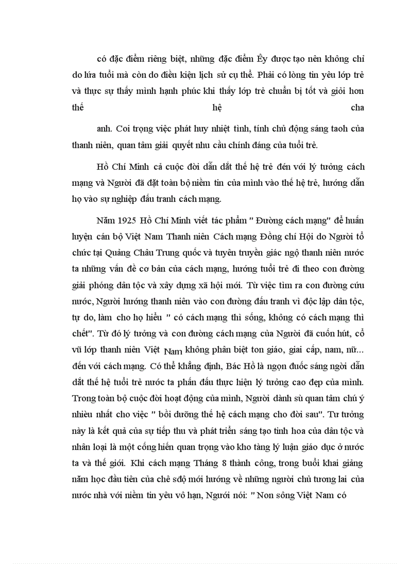 image for page Bồi dưỡng thế hệ cách mạng cho đời sau là việc rất quan trọng và cần thiết