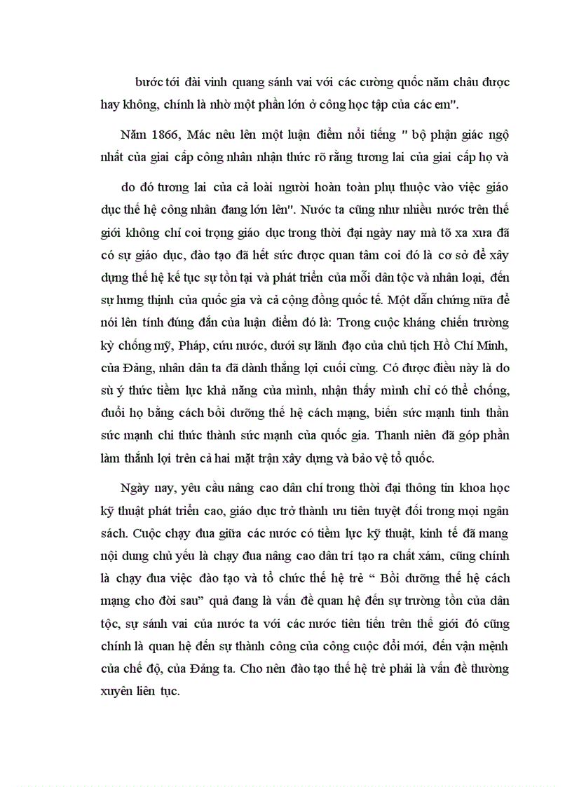 image for page Bồi dưỡng thế hệ cách mạng cho đời sau là việc rất quan trọng và cần thiết