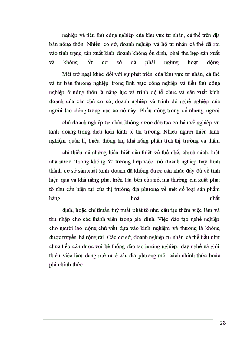 image for page Quan điểm phát triển với việc phát triển nền kinh tế cá thể, tiểu chủ và tư bản thương nghiệp trong công nghiệp va tiểu thủ công nghiệp nông thôn.