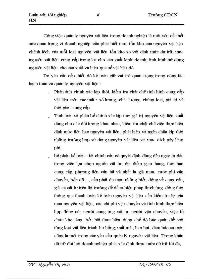 image for page Công tác kế toán nguyên vật liệu tại Xí nghiệp xây dựng công trình II