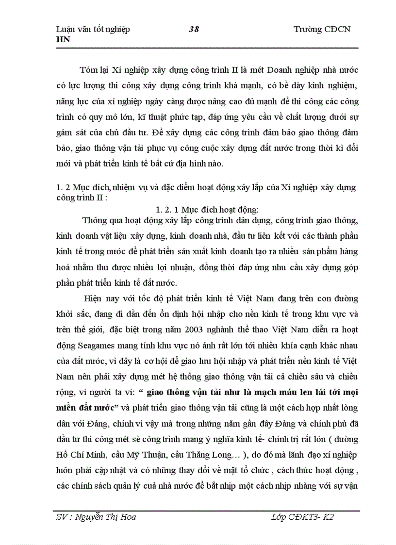 image for page Công tác kế toán nguyên vật liệu tại Xí nghiệp xây dựng công trình II