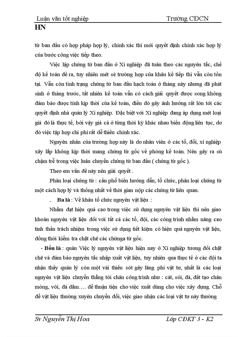 image for page Công tác kế toán nguyên vật liệu tại Xí nghiệp xây dựng công trình II